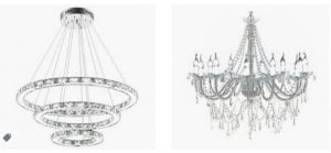 lamparas araña cristal
