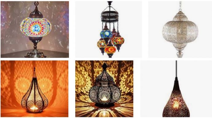 Lámparas exóticas con aires vintage | Con Estilo Vintage