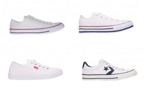 zapatillas blancas lona