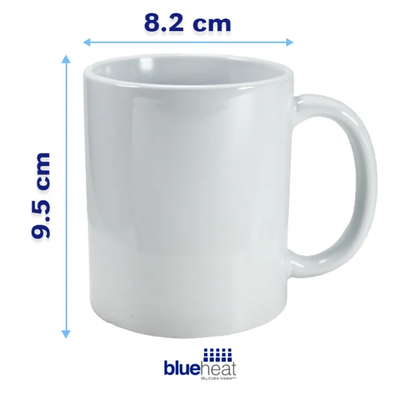 taza blanca ceramica