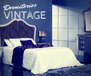 dormitorio con estilo vintage