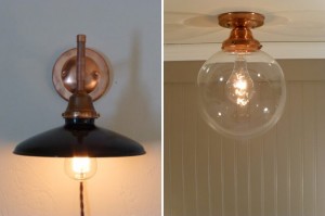 iluminacion vintage lamparas de cobre