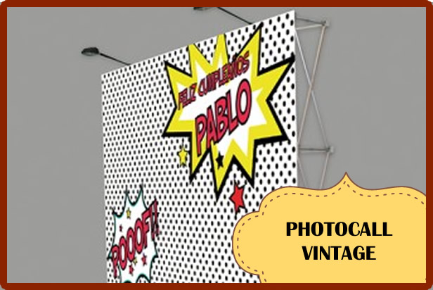Photocall Vintage o Retro: Sácale jugo a las fotos de tu evento